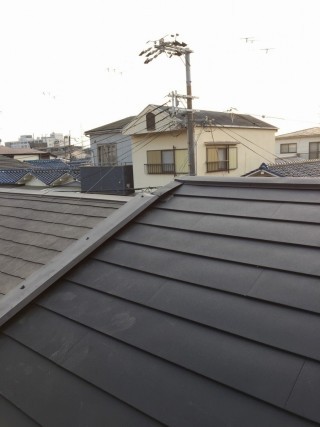 施工後屋根
