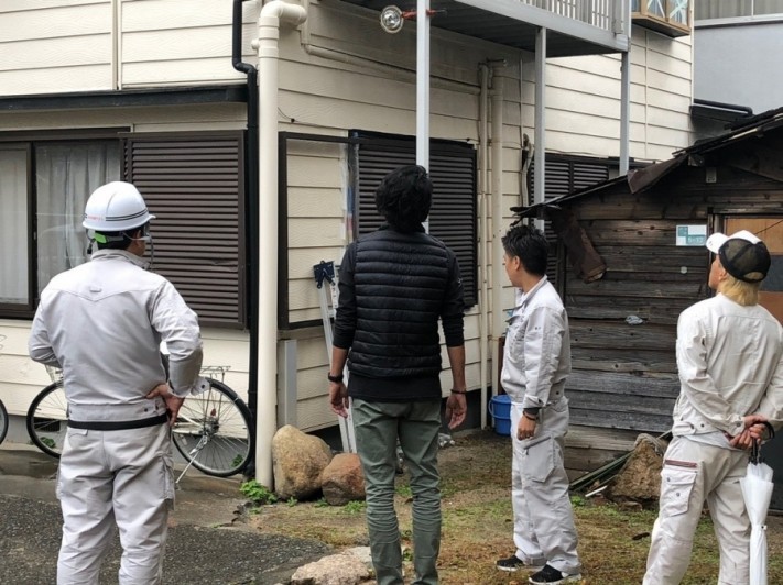 現場打ち合わせ