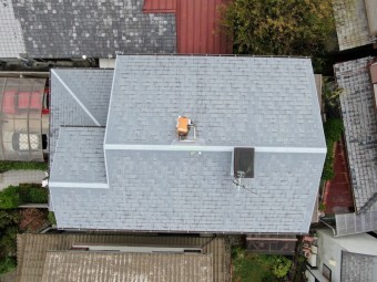 上空30mからの屋根写真