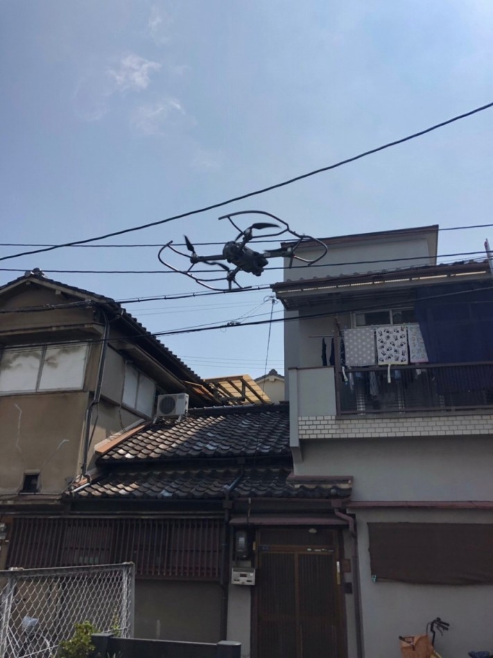 ドローンでの撮影