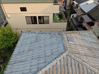 ドローンで寄った写真