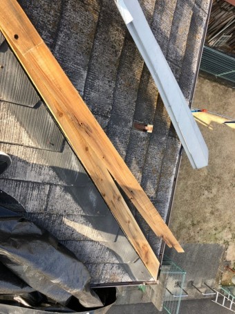 棟板金剥がれ