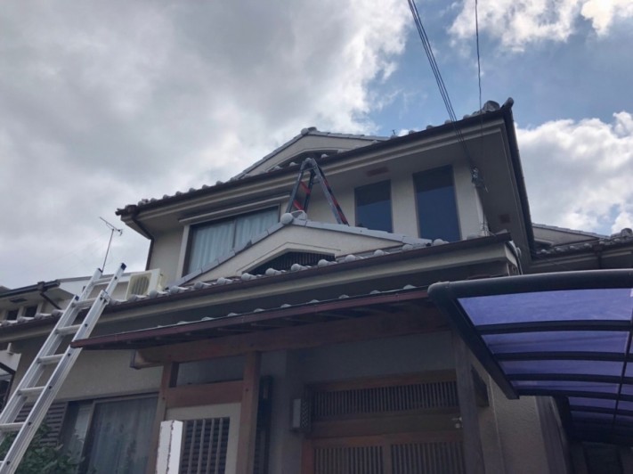 和瓦の立派なお家