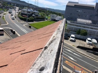 棟板金剥がれ