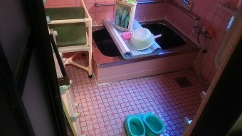 在来タイルのお風呂