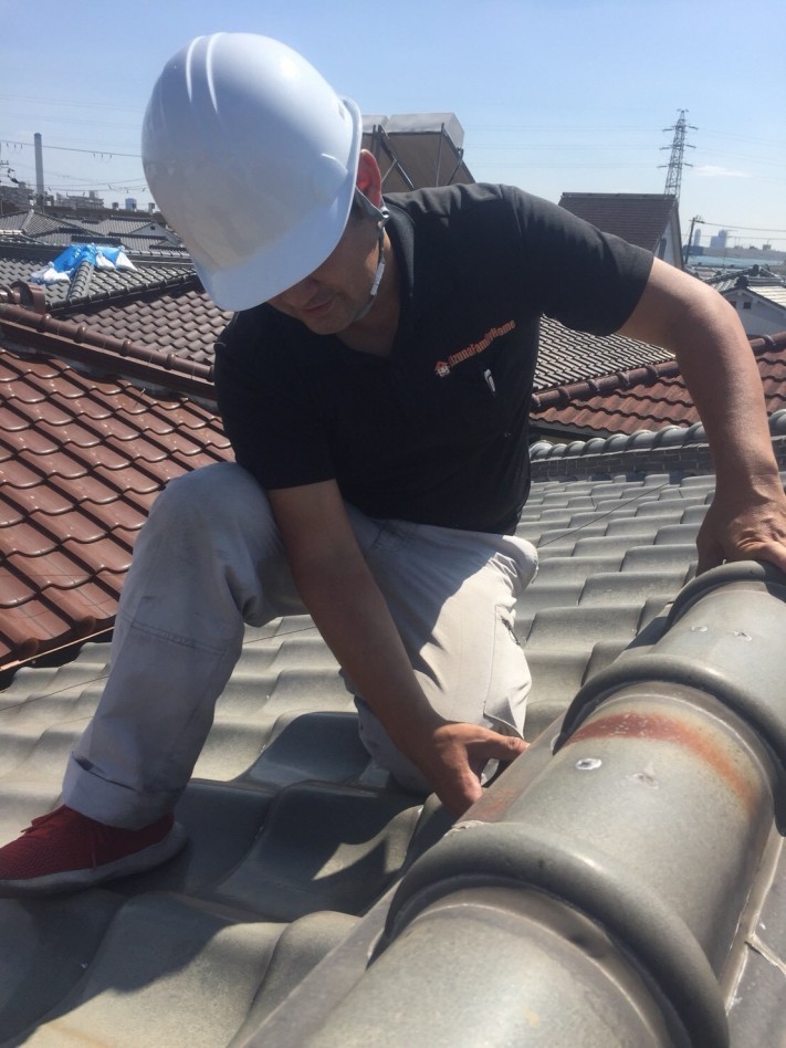 棟屋根調査