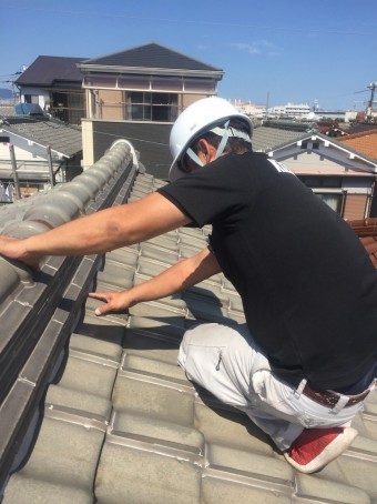 屋根現場調査