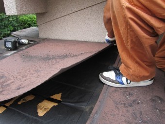 屋根板金めくり