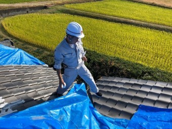 屋根上調査