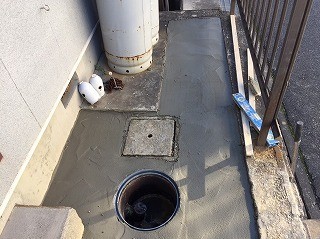 犬走り施工後