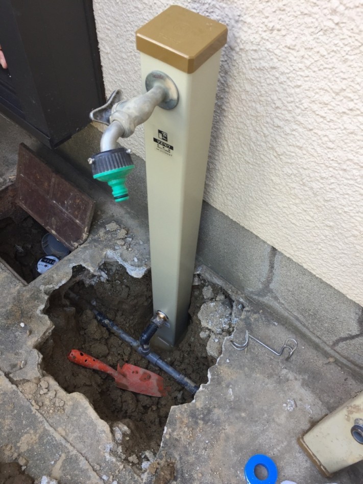 新しい散水栓