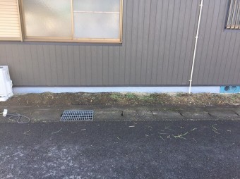 植木を抜いた後