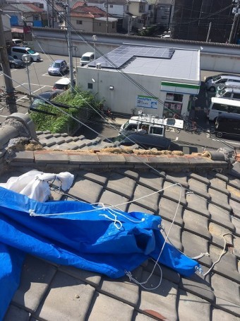 漆喰の劣化