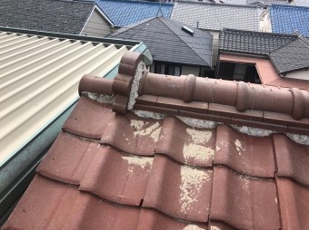 漆喰詰め直し