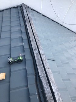 傷んだ貫板