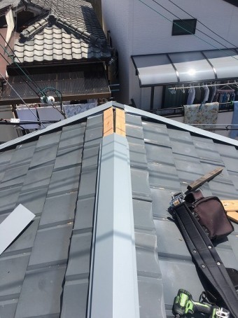 新しい貫板