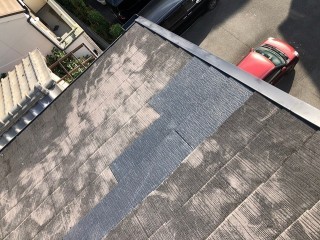 スレート屋根の差し替え