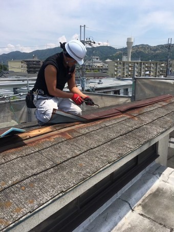 貫板の解体