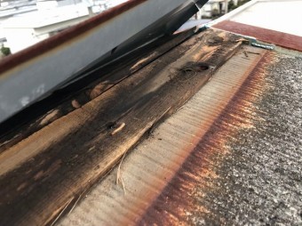 棟板金の解体