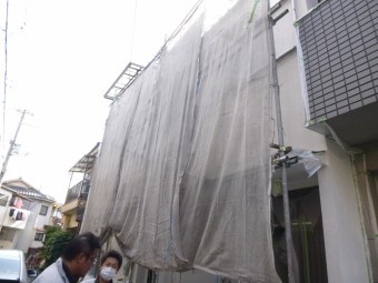 足場現場