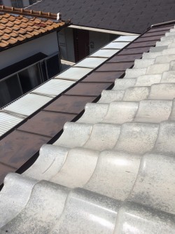 施工前屋根