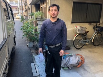 塗装の職人さん