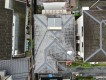 ドローを飛ばして撮影した工事前の屋根