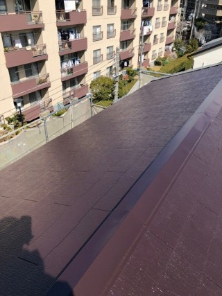 屋根塗装完了