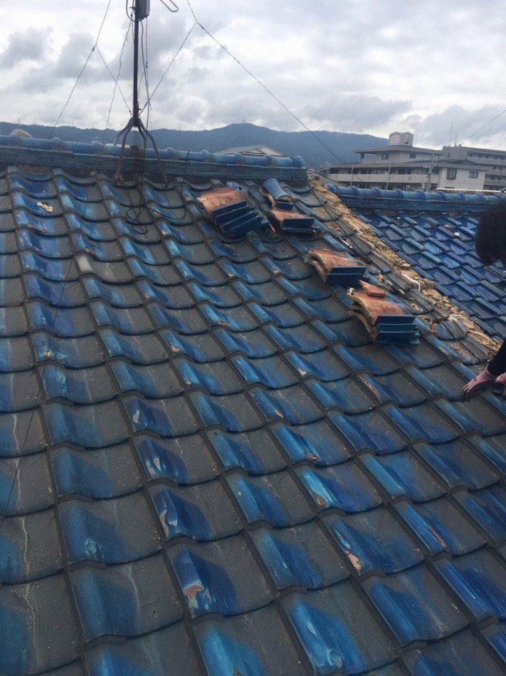 屋根剥がし工事