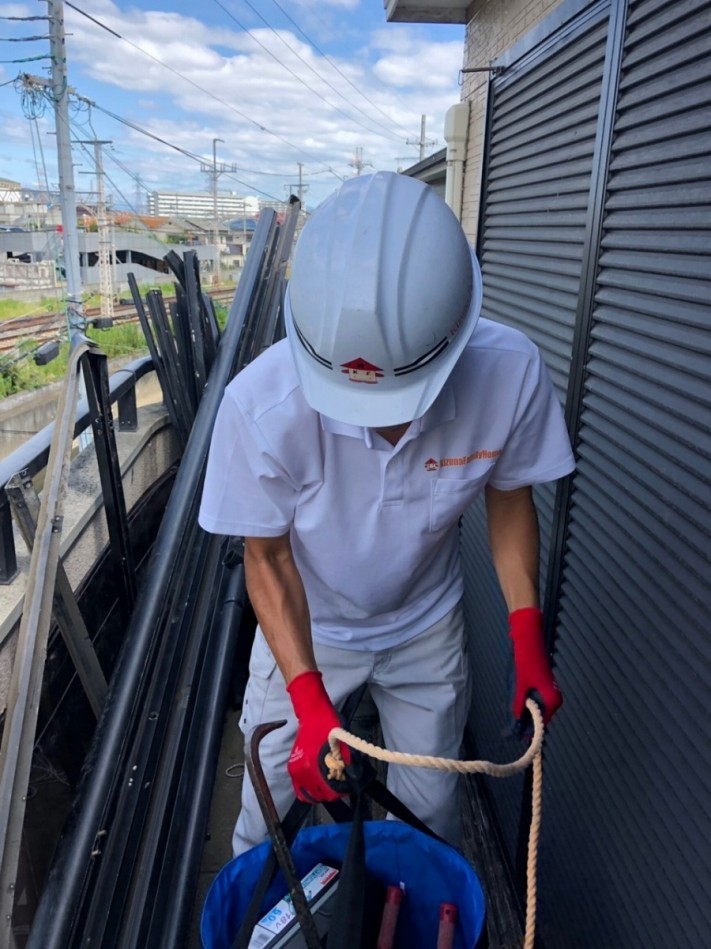解体下ろし作業