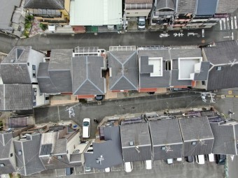 お家付近の屋根