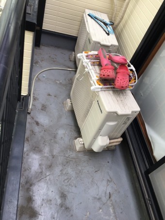 ベランダ防水切れ