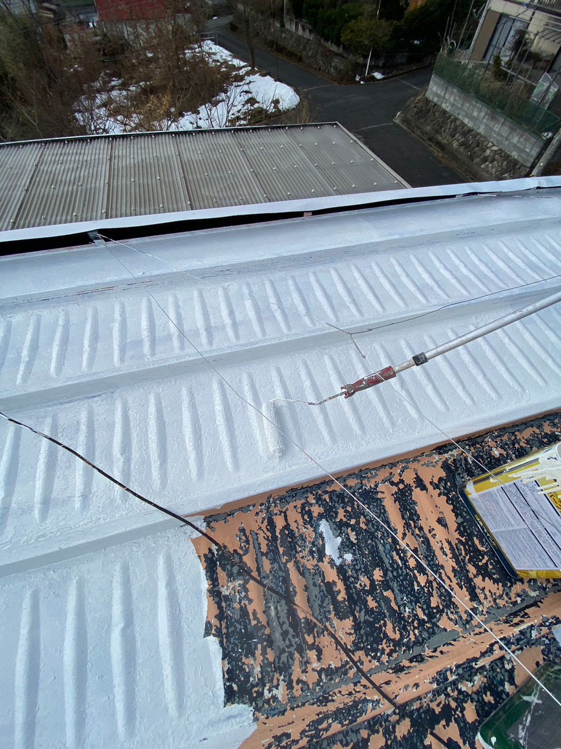 守山市 陸屋根防水塗装工事