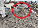 屋根の風害