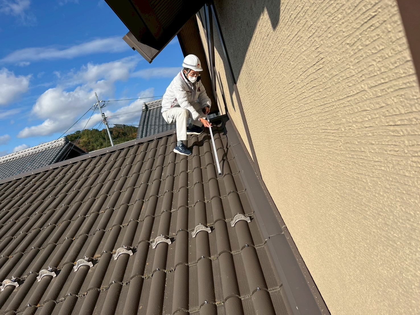 屋根調査の前川写真