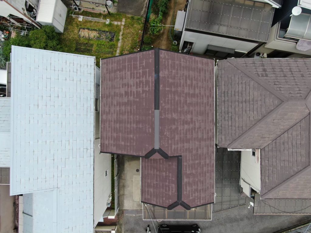 上空から見た屋根