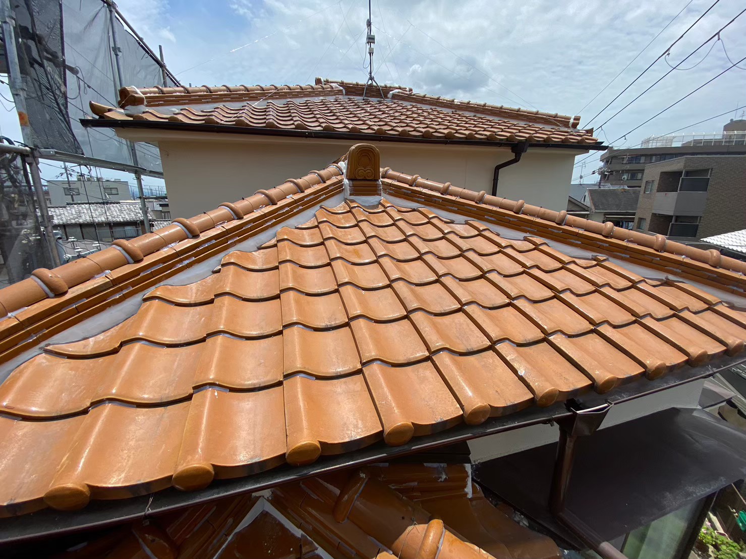 全体確認と雨仕舞のチェック