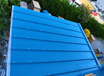 雨量が多い多い屋根に設置した防水紙